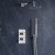 Delphi Axiom Crosshead Chrome Dual Concealed Shower Set with Large Drencher Head and Handset | Thumbnail Image