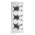 Delphi Axiom Crosshead Chrome 2-Outlet Triple Concealed Shower Valve | Thumbnail Image