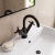 Delphi Axiom Crosshead Matt Black Swivel Spout Mono Basin Mixer Tap (inc Press Top Waste) | Thumbnail Image