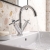 Delphi Axiom Crosshead Chrome Swivel Spout Mono Basin Mixer Tap (inc Press Top Waste) | Thumbnail Image