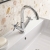 Delphi Axiom Crosshead Chrome Swivel Spout Mono Basin Mixer Tap (inc Press Top Waste) | Thumbnail Image