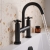 Delphi Axiom Crosshead Matt Black Swivel Spout Pillar Mounted Bath Filler Tap | Thumbnail Image