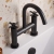 Delphi Axiom Crosshead Matt Black Swivel Spout Pillar Mounted Bath Filler Tap | Thumbnail Image