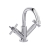 Delphi Axiom Crosshead Chrome Swivel Spout Mono Basin Mixer Tap (inc Press Top Waste) | Thumbnail Image