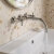 Delphi Axiom Crosshead Chrome 3-Hole Wall Mounted Basin Mixer Tap | Thumbnail Image