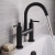 Delphi Axiom Dual Lever Matt Black Swivel Spout Pillar Mounted Bath Filler Tap | Thumbnail Image