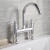 Delphi Axiom Dual Lever Chrome Swivel Spout Pillar Mounted Bath Filler Tap | Thumbnail Image