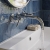 Delphi Axiom Dual Lever Chrome 3-Hole Wall Mounted Basin Mixer Tap | Thumbnail Image