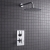 Delphi Axiom Lever Chrome Dual Concealed Shower Set with Large Drencher Head | Thumbnail Image