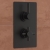 Delphi Axiom Lever Matt Black Dual Concealed Shower Set with Fixed Head | Thumbnail Image