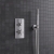 Delphi Axiom Lever Chrome Dual Concealed Shower Set with Handset and Bracket | Thumbnail Image