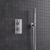 Delphi Axiom Lever Chrome Dual Concealed Shower Set with Handset and Bracket | Thumbnail Image