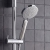 Delphi Axiom Lever Chrome Dual Concealed Shower Set with Large Drencher Head and Slide Rail Kit | Thumbnail Image