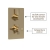 Delphi Axiom Lever Brushed Brass Dual Concealed Shower Set with Fixed Head and Handset | Thumbnail Image