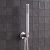 Delphi Axiom Lever Chrome Triple Concealed Shower Set with Large Drencher Head and Handset | Thumbnail Image