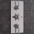 Delphi Axiom Lever Chrome Triple Concealed Shower Set with Large Drencher Head and Handset | Thumbnail Image