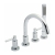 Delphi Axiom Dual Lever Chrome 4-Hole Deck Mounted Bath Shower Mixer Tap (inc Kit) | Thumbnail Image