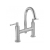 Delphi Axiom Dual Lever Chrome Swivel Spout Pillar Mounted Bath Filler Tap | Thumbnail Image