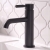 Delphi Axiom Lever Matt Black Single Lever Mono Basin Mixer Tap (inc Press Top Waste) | Thumbnail Image