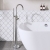 Delphi Axiom Lever Chrome Floor Standing Bath Shower Mixer Tap (inc Kit) | Thumbnail Image