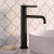 Delphi Axiom Lever Matt Black Swivel Spout High Rise Tall Basin Mixer Tap | Thumbnail Image