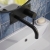 Delphi Axiom Lever Matt Black Wall Mounted Basin/Bath Filler Tap | Thumbnail Image
