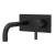 Delphi Axiom Lever Matt Black Wall Mounted Basin/Bath Filler Tap | Thumbnail Image