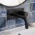 Delphi Axiom Lever Matt Black Wall Mounted Basin/Bath Filler Tap | Thumbnail Image