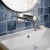 Delphi Axiom Lever Chrome Wall Mounted Basin/Bath Filler Tap | Thumbnail Image