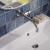 Delphi Axiom Lever Chrome Side Action Basin Mixer Tap Wall Mounted | Thumbnail Image