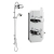 Delphi Belgravia Chrome Dual Concealed Shower Set with Rigid Riser Kit | Thumbnail Image