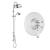Delphi Belgravia Chrome Dual Concentric Concealed Shower Set with Rigid Riser Kit | Thumbnail Image