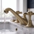 Delphi Belgravia Brushed Brass 3-Hole Basin Mixer Tap with Pop-Up Waste | Thumbnail Image