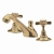 Delphi Belgravia Brushed Brass 3-Hole Basin Mixer Tap with Pop-Up Waste | Thumbnail Image