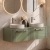 Delphi Bentley 1200mm 2-Drawer Wall Hung Countertop Vanity Unit | Thumbnail Image