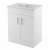 Delphi Berg Gloss White 600mm 2-Door Floor Standing Vanity Unit (inc Basin) | Thumbnail Image