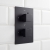 Delphi Bramwell Thermostatic Dual Concealed Mixer Shower with Fixed Shower Head - Black | Thumbnail Image