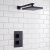 Delphi Bramwell Thermostatic Dual Concealed Mixer Shower with Fixed Shower Head - Black | Thumbnail Image
