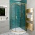 Delphi Calibre Brushed Brass 6mm 2-Door Quadrant Shower Enclosure | Thumbnail Image