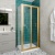 Delphi Calibre Brushed Brass 4mm Bi-Fold Shower Door (1900mm High) | Thumbnail Image