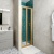 Delphi Calibre Brushed Brass 4mm Bi-Fold Shower Door 700mm Wide | Thumbnail Image