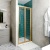 Delphi Calibre Brushed Brass 4mm Bi-Fold Shower Door (1900mm High) | Thumbnail Image
