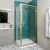 Delphi Calibre Brushed Brass 6mm Hinged Door Shower Enclosure | Thumbnail Image