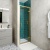 Delphi Calibre Brushed Brass 6mm Hinged Shower Door 700mm Wide | Thumbnail Image