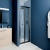 Delphi Calibre Brushed Pewter 4mm Bi-Fold Shower Door 700mm Wide | Thumbnail Image