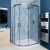 Delphi Calibre Brushed Pewter 6mm Offset Quadrant Shower Enclosure 1200mm x 900mm | Thumbnail Image