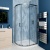 Delphi Calibre Brushed Pewter 6mm Offset Quadrant Shower Enclosure (1900mm High) | Thumbnail Image