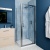 Delphi Calibre Brushed Pewter 6mm Pivot Door Shower Enclosure | Thumbnail Image