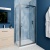 Delphi Calibre Brushed Pewter 6mm Pivot Shower Door (1900mm High) | Thumbnail Image