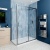 Delphi Calibre Brushed Pewter 6mm Sliding Shower Door (1900mm High) | Thumbnail Image